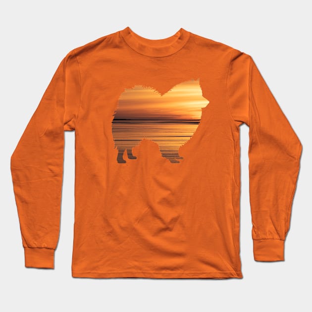 Samoyed Sunset Long Sleeve T-Shirt by Rumble Dog Tees